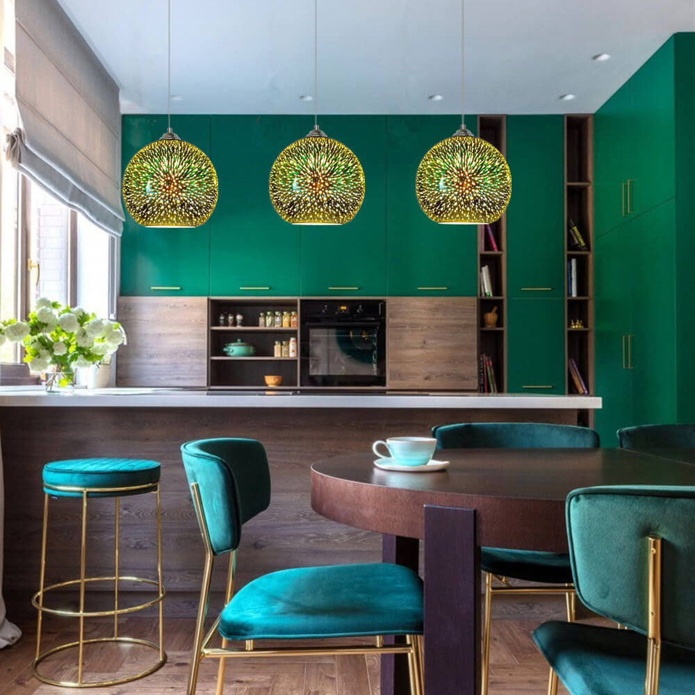 Moderne Pendellampe med 3D Design 4