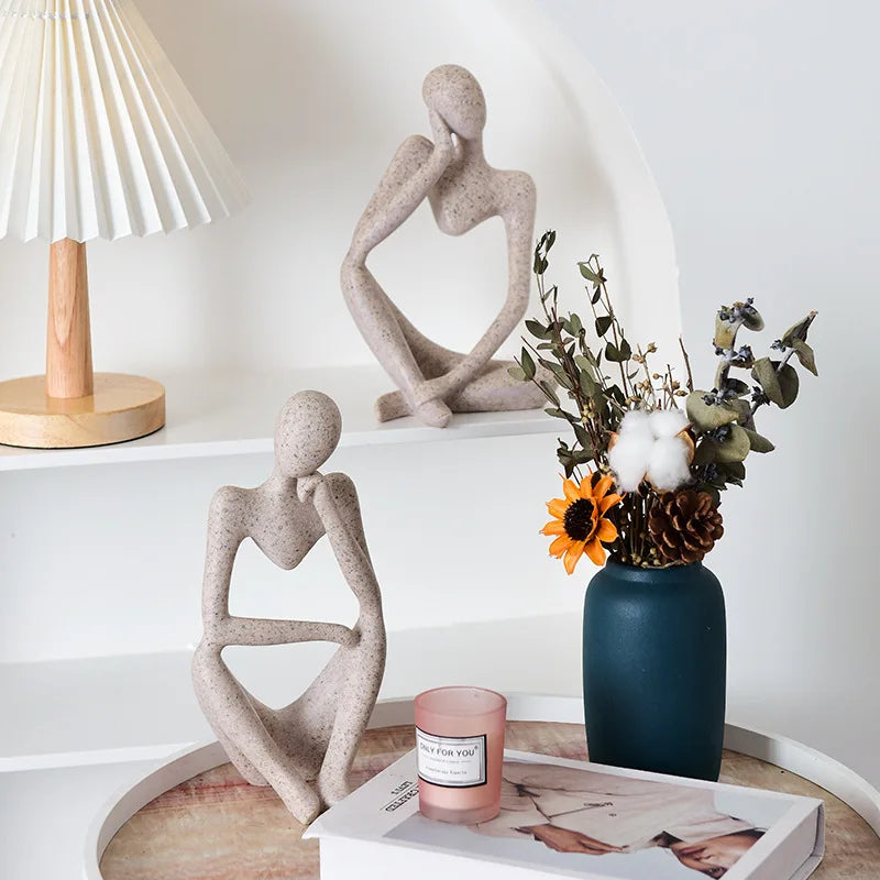 Moderne Skulptur Figur til Hjemmedekorasjon 4