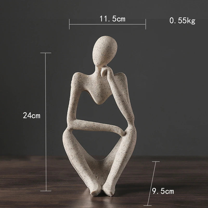 Moderne Skulptur Figur til Hjemmedekorasjon 9