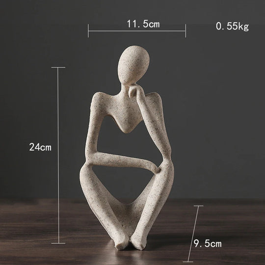 Moderne Skulptur Figur til Hjemmedekorasjon 9