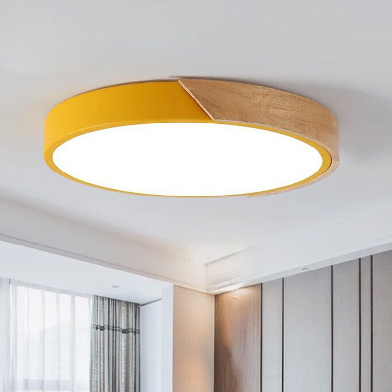 Moderne Taklampe Soverom med LED Lys Minimalistisk Design 12