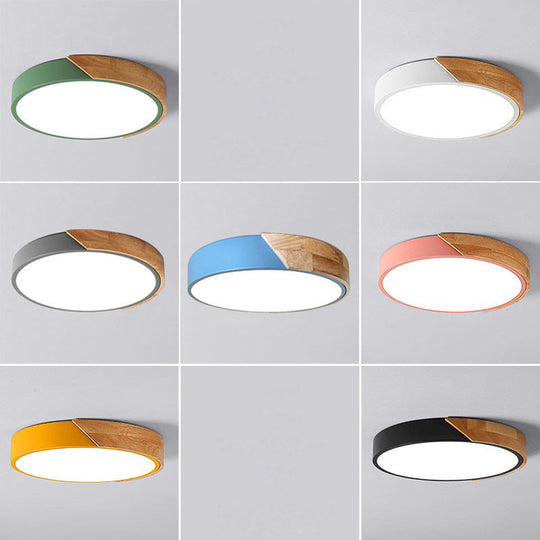 Moderne Taklampe Soverom med LED Lys Minimalistisk Design 4