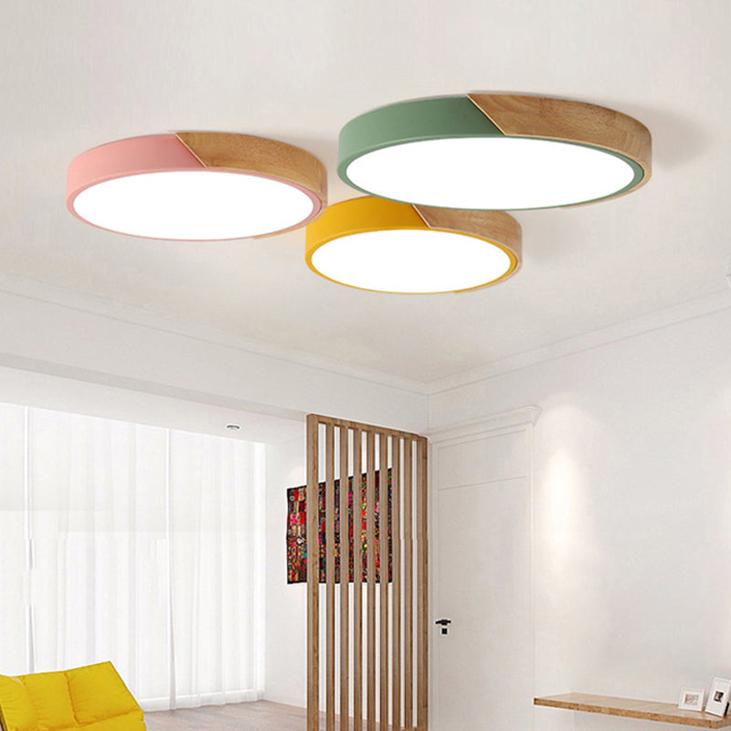 Moderne Taklampe Soverom med LED Lys Minimalistisk Design 5