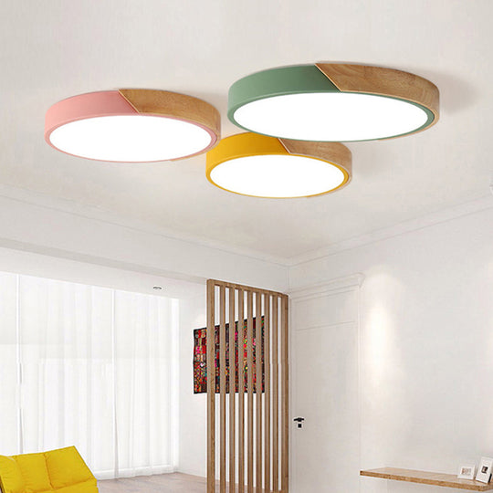 Moderne Taklampe Soverom med LED Lys Minimalistisk Design 5