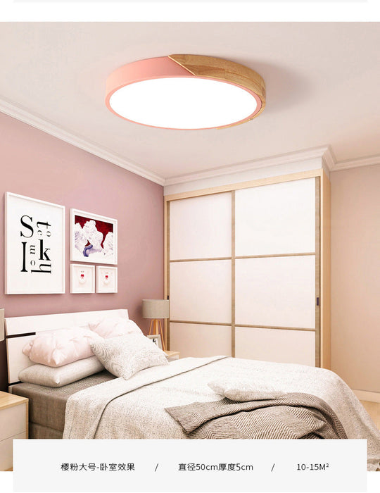 Moderne Taklampe Soverom med LED Lys Minimalistisk Design 7