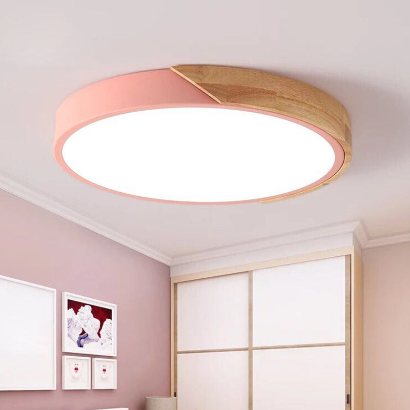 Moderne Taklampe Soverom med LED Lys Minimalistisk Design 9