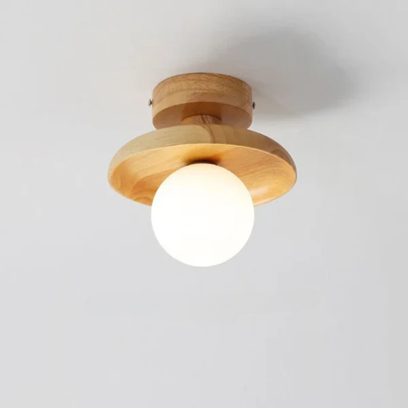 Moderne Taklampe i Tre Kuleformet 0