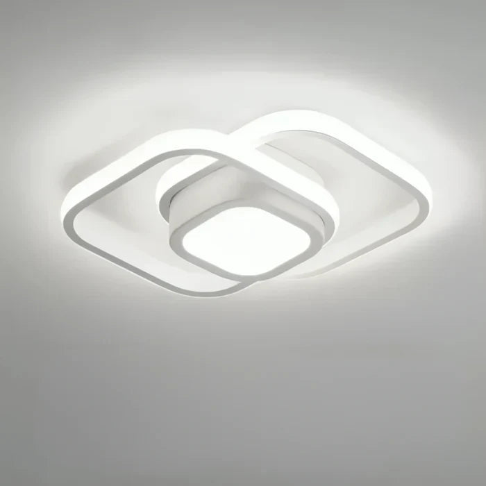 Moderne Taklampe med Dobbel Ringdesign 10