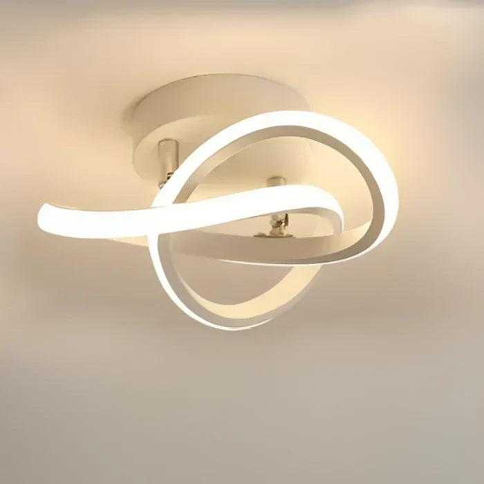 Moderne Taklampe med Dobbel Ringdesign 11