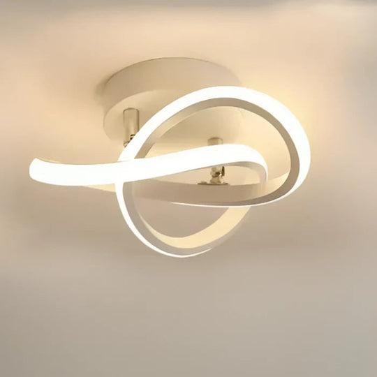 Moderne Taklampe med Dobbel Ringdesign 11