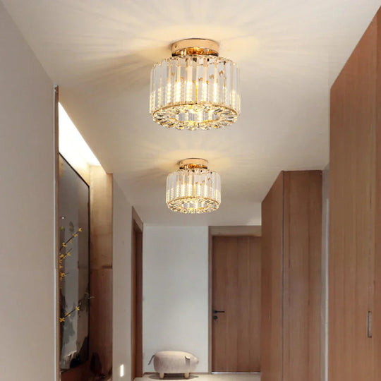 Moderne Taklampe med Krystaller for Stue, Soverom og Gang 1