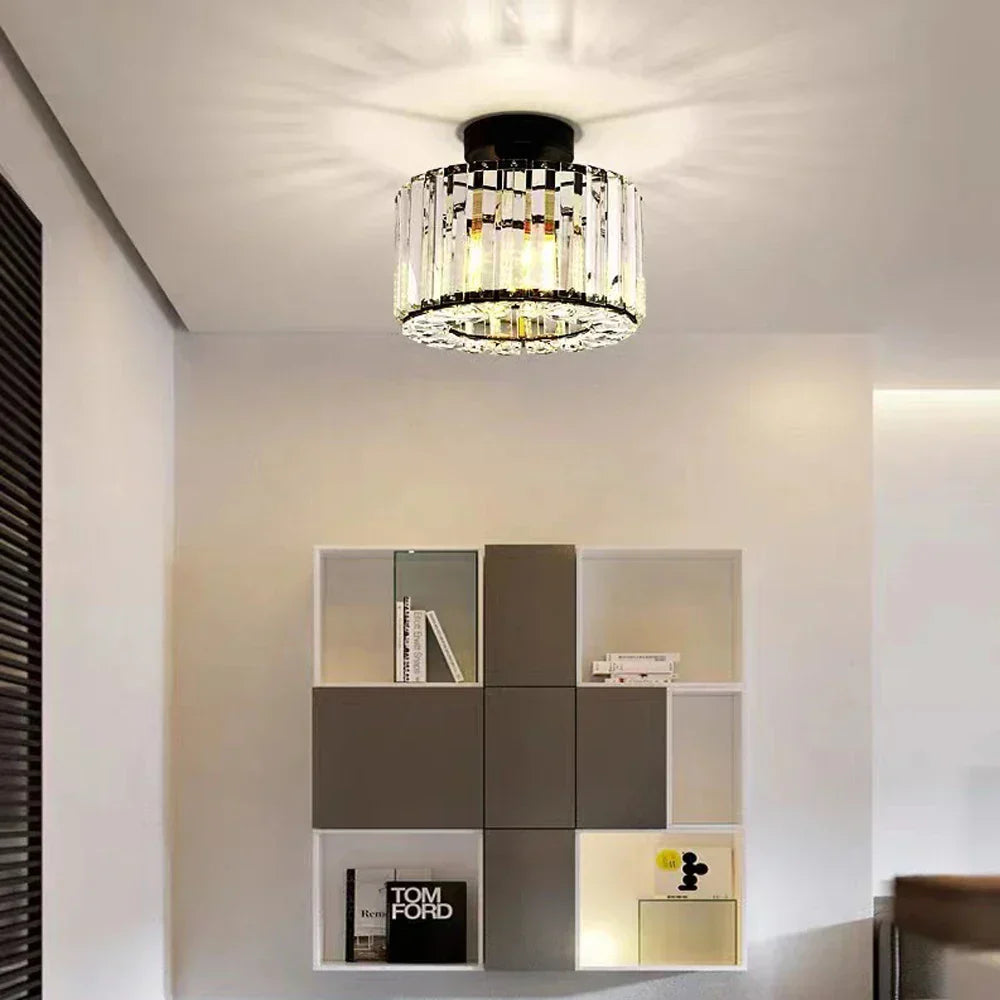 Moderne Taklampe med Krystaller for Stue, Soverom og Gang 3