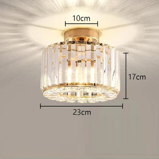 Moderne Taklampe med Krystaller for Stue, Soverom og Gang 4