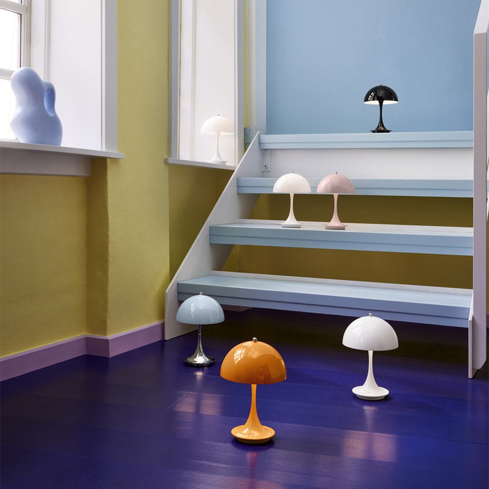 Moderne Trådløs LED-bordlampe med Dimmer 6