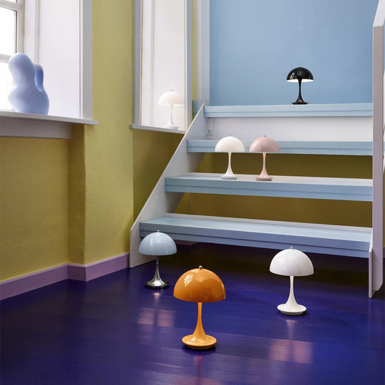 Moderne Trådløs LED-bordlampe med Dimmer 6