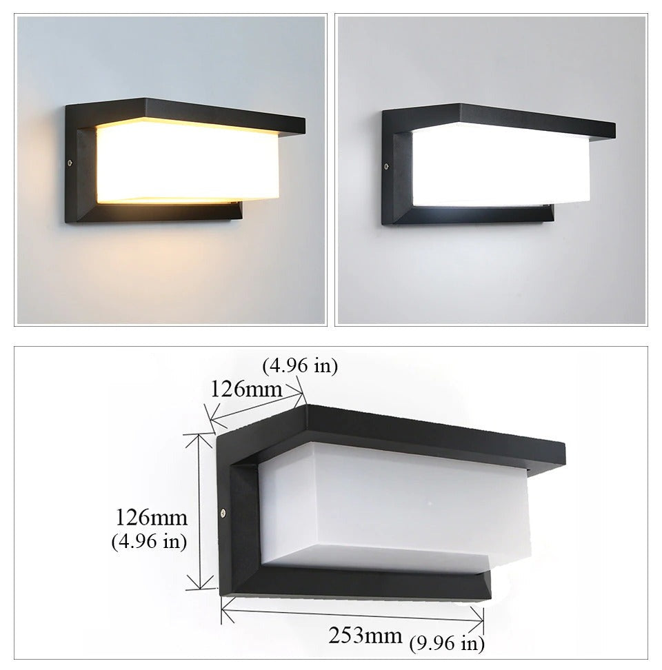 Moderne Utendørs Belysning LED Lampe for Terrasse og Hage 6
