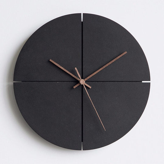 Moderne Veggklokke 28 cm Rund og Firkantet 0