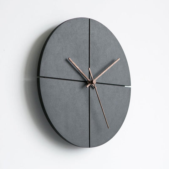 Moderne Veggklokke 28 cm Rund og Firkantet 1