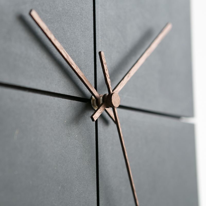 Moderne Veggklokke 28 cm Rund og Firkantet 2