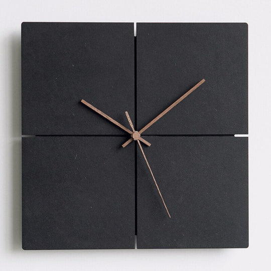 Moderne Veggklokke 28 cm Rund og Firkantet 3