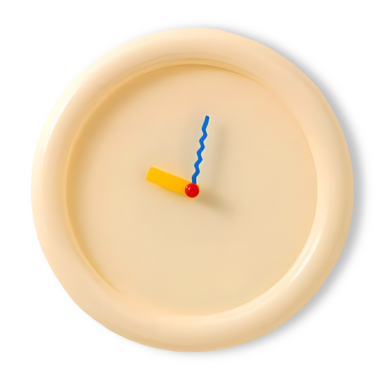 Moderne Veggklokke 30 cm Fargerik 10