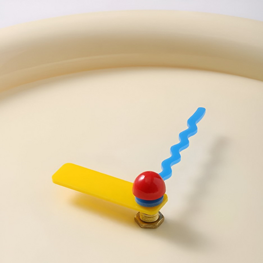 Moderne Veggklokke 30 cm Fargerik 4