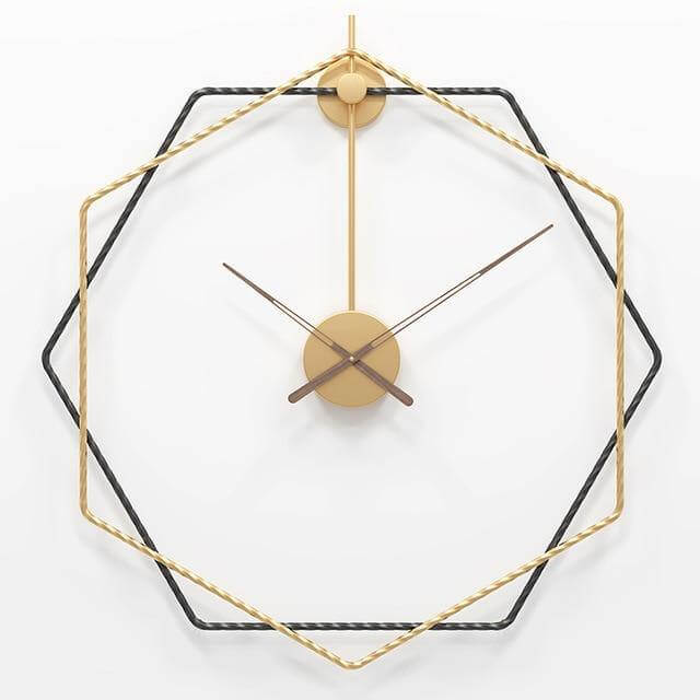 Moderne Veggklokke Geometrisk Design 54 cm 0