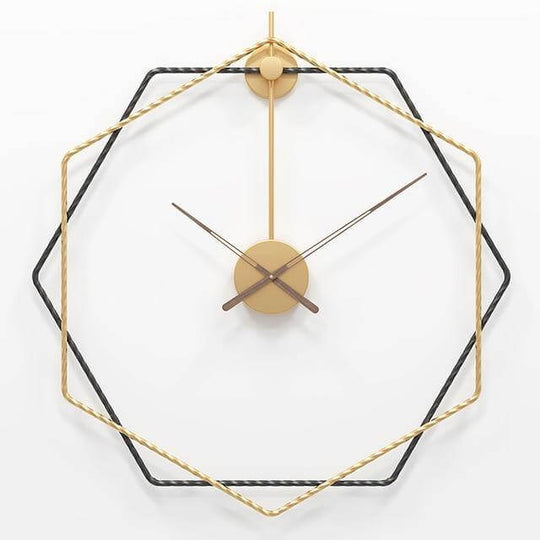 Moderne Veggklokke Geometrisk Design 54 cm 0