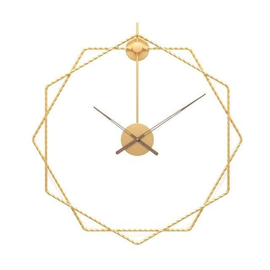 Moderne Veggklokke Geometrisk Design 54 cm 8