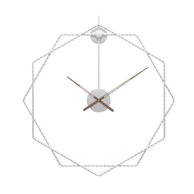 Moderne Veggklokke Geometrisk Design 54 cm 9