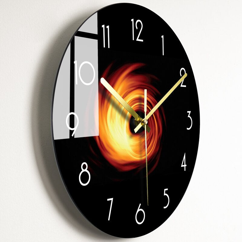 Moderne Veggklokke Kunstnerisk Design 4