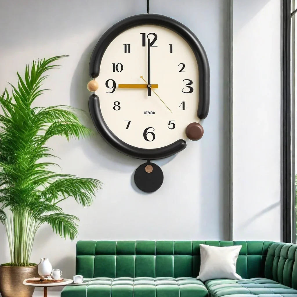 Moderne Veggklokke Minimalistisk Design 3