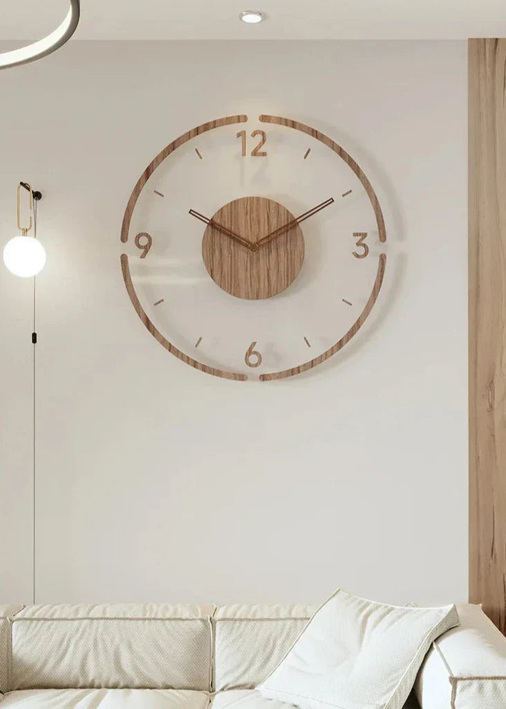 Moderne Veggklokke Minimalistisk Skandinavisk Design 30 cm eller 35 cm 1