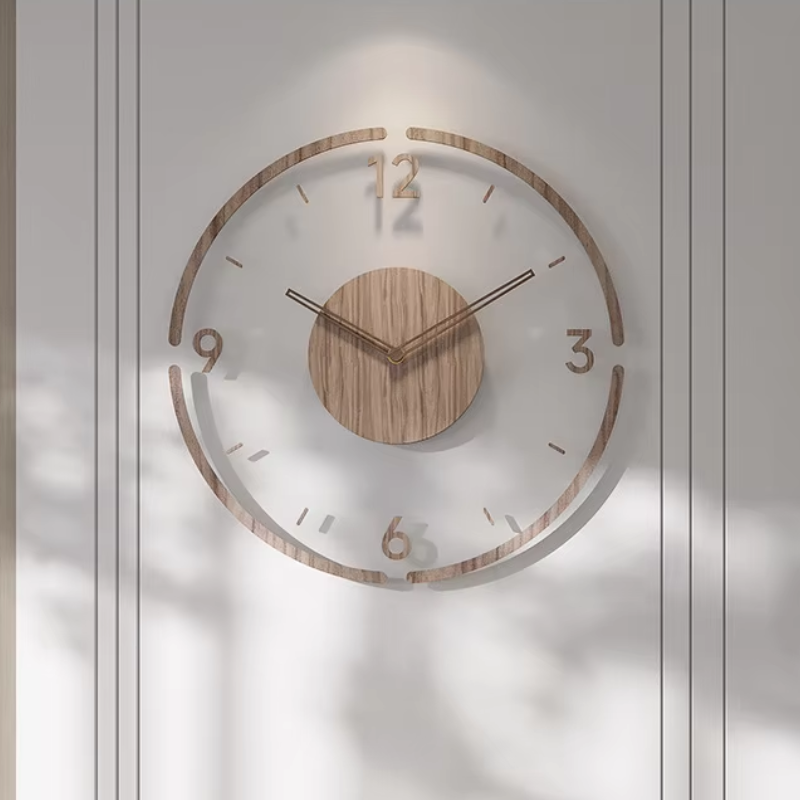 Moderne Veggklokke Minimalistisk Skandinavisk Design 30 cm eller 35 cm 2