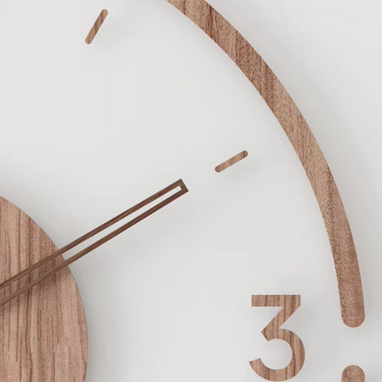 Moderne Veggklokke Minimalistisk Skandinavisk Design 30 cm eller 35 cm 3