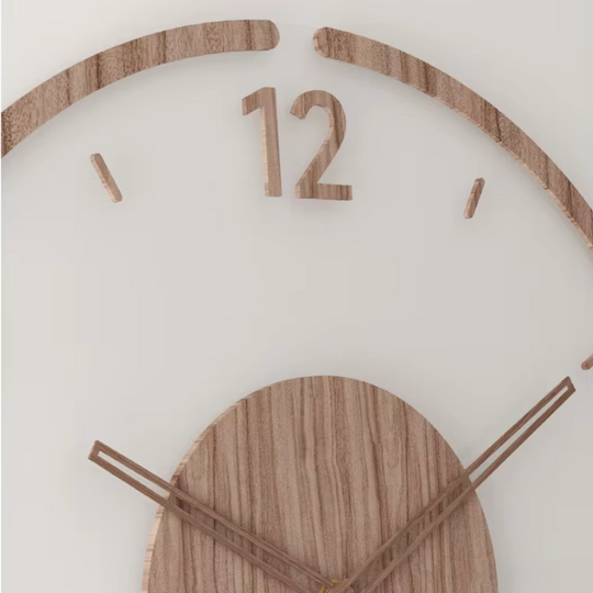 Moderne Veggklokke Minimalistisk Skandinavisk Design 30 cm eller 35 cm 4