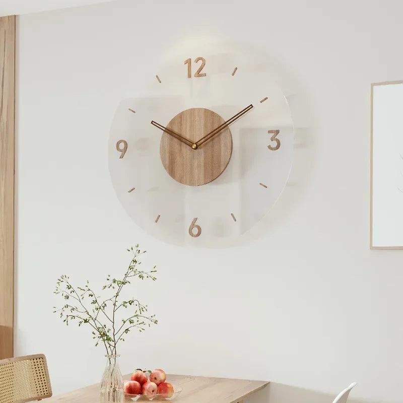 Moderne Veggklokke Minimalistisk Skandinavisk Design 30 cm eller 35 cm 6