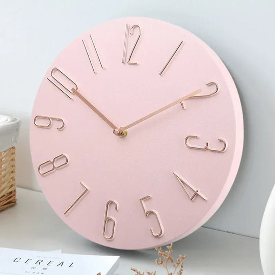 Moderne Veggklokke Minimalistisk Stille Design 1