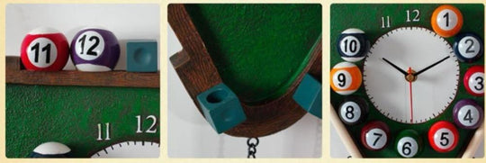 Moderne Veggklokke for Spillrom med Bassengdesign 5