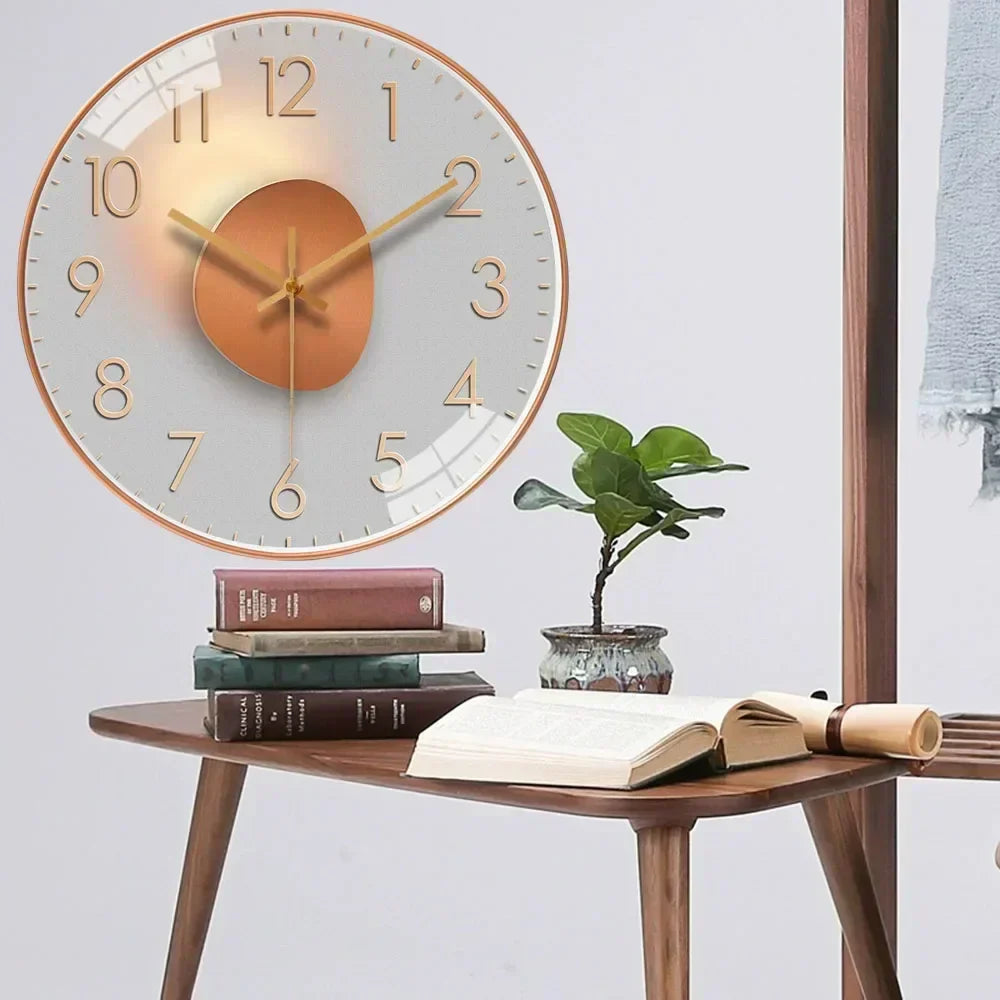 Moderne Veggklokke i Minimalistisk Design 2