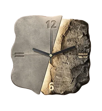 Moderne Veggklokke med Abstrakt Design for Stue og Kontor 0