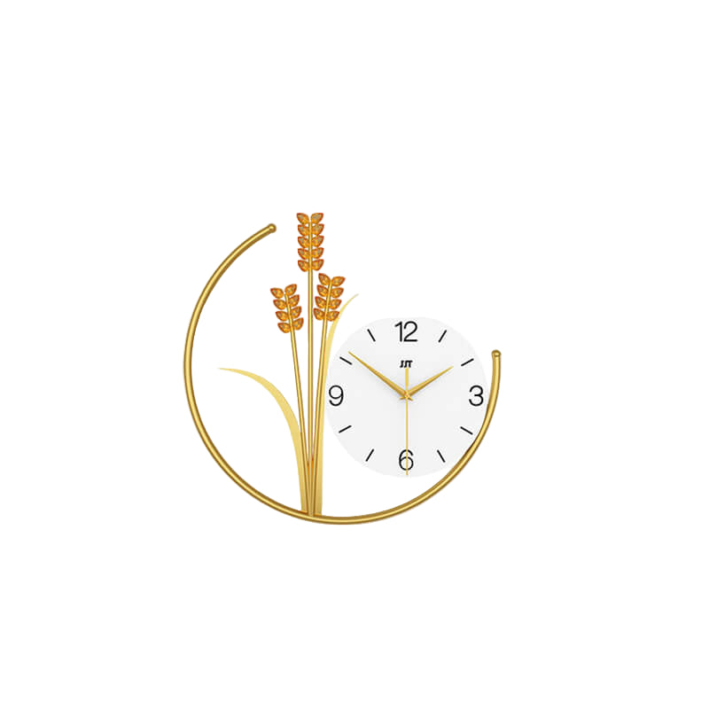 Moderne Veggklokke med Bygginspirert Mønster for Hjemmet 7