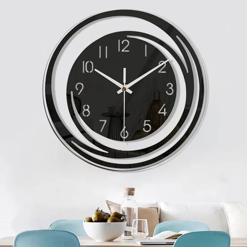 Moderne Veggklokke med Minimalistisk Design og Stille Drift 3