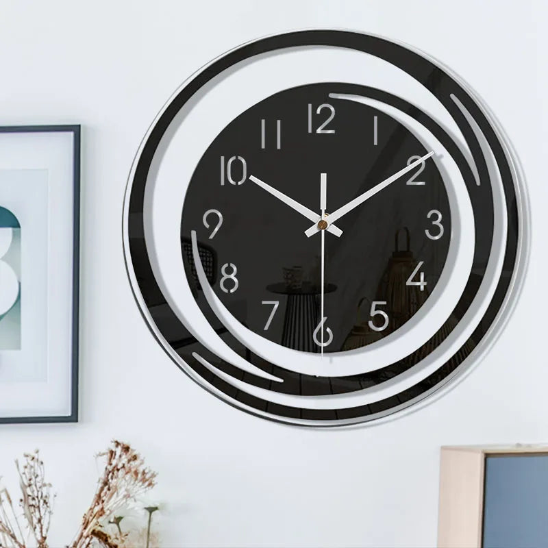 Moderne Veggklokke med Minimalistisk Design og Stille Drift 4