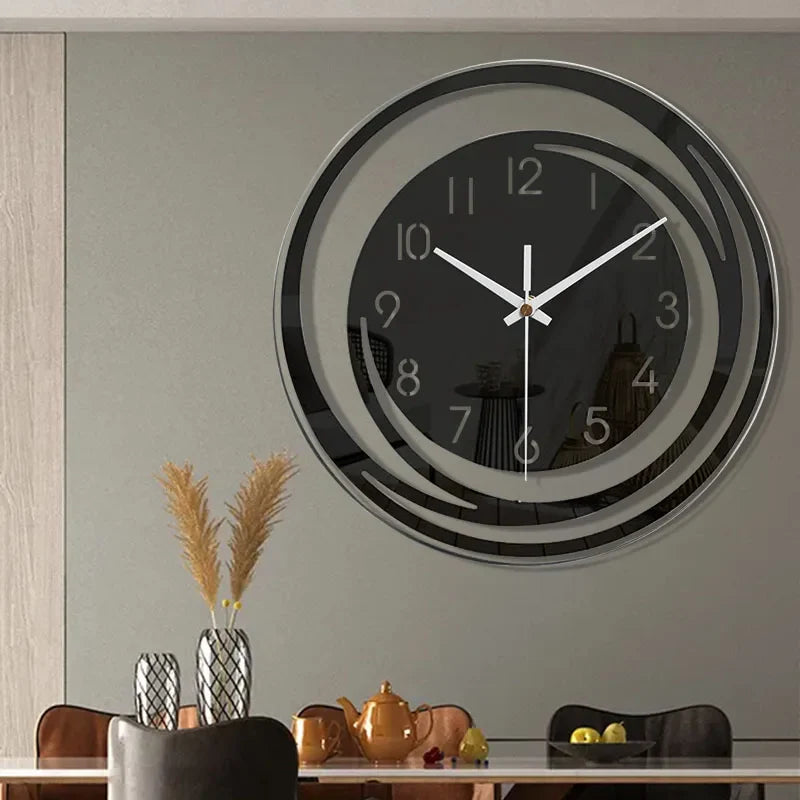 Moderne Veggklokke med Minimalistisk Design og Stille Drift 5