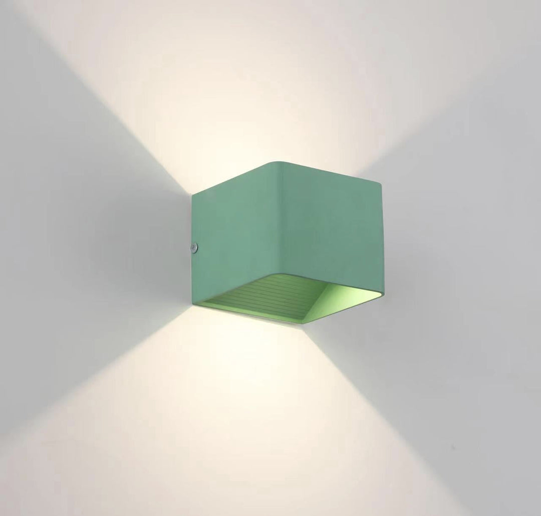 Moderne Vegglampe Firkantet Design 10