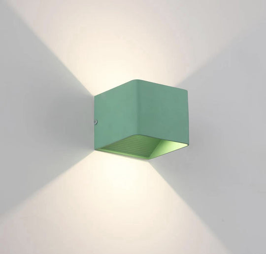Moderne Vegglampe Firkantet Design 10