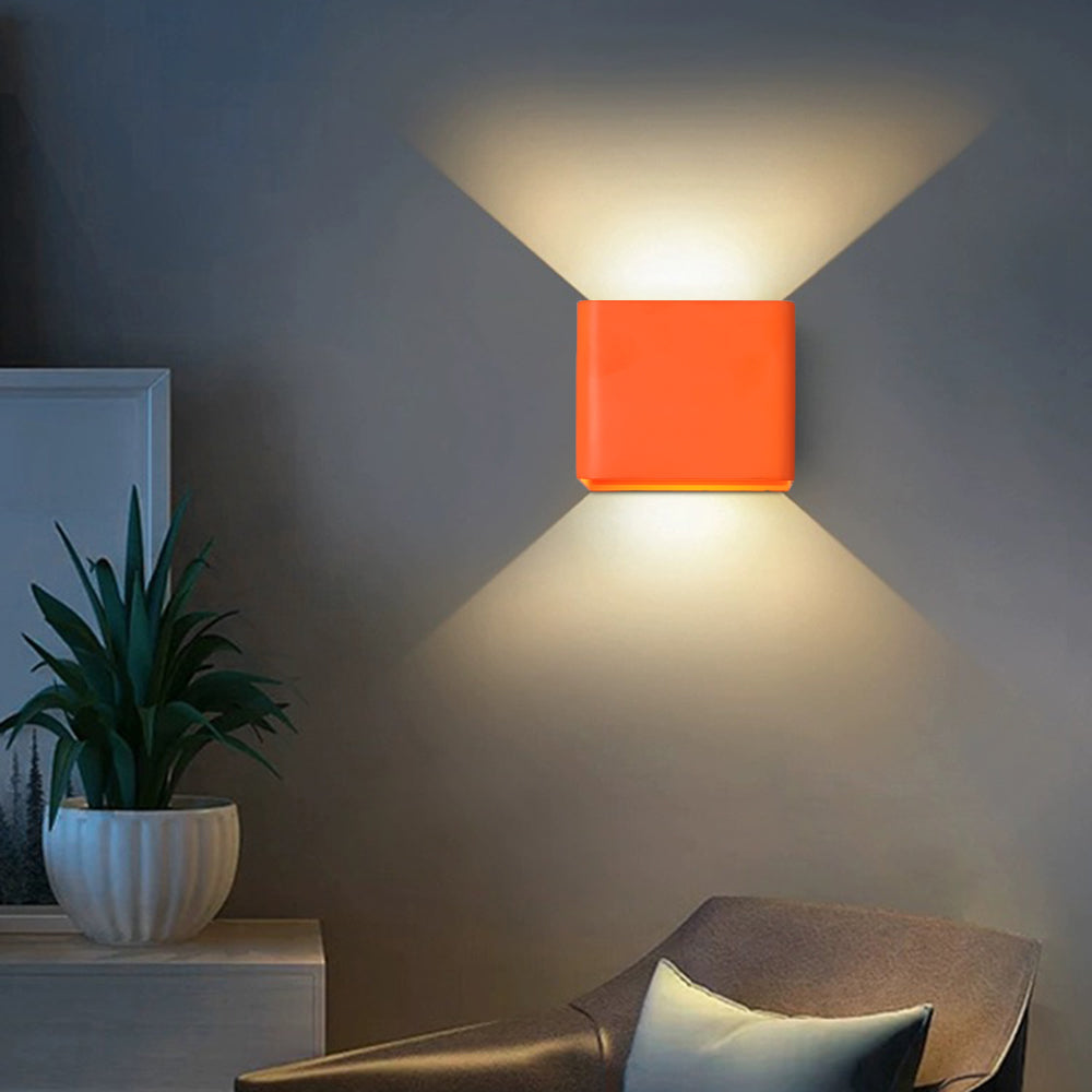 Moderne Vegglampe Firkantet Design 13