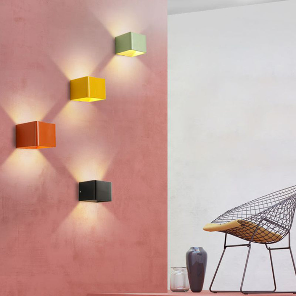 Moderne Vegglampe Firkantet Design 3