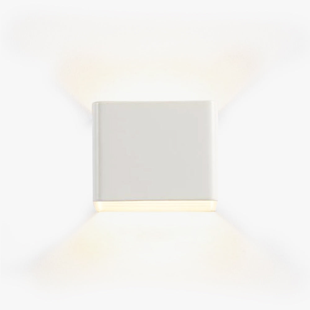 Moderne Vegglampe Firkantet Design 9